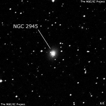 NGC 2945 - галактика. Описание NGC 2945:, Галактика в созвездии Гидра