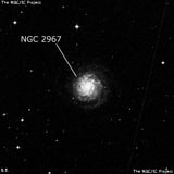 NGC 2967 - спиральная галактика. Описание NGC 2967:, Галактика в созвездии Секстант