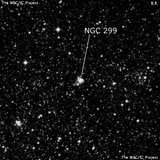 NGC 299 - рассеянное скопление звёзд. Описание NGC 299:, Рассеянное скопление в созвездии Тукан