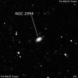 NGC 2994 - линзовидная галактика. Описание NGC 2994:, Галактика в созвездии Лев