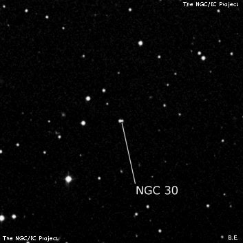 NGC 30 - две звезды. Описание NGC 30:, Двойная звезда в созвездии Пегас