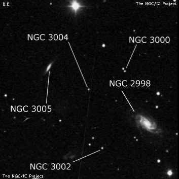 NGC 3004 - одиночная звезда. Описание NGC 3004:, Двойная звезда в созвездии Большая Медведица