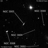 NGC 3005 - галактика. Описание NGC 3005:, Галактика в созвездии Большая Медведица