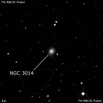 NGC 3014 - галактика. Описание NGC 3014:, Галактика в созвездии Секстант
