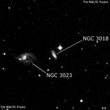 NGC 3018 - спиральная галактика. Описание NGC 3018:, Галактика в созвездии Секстант
