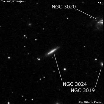 NGC 3024 - спиральная галактика. Описание NGC 3024:, Галактика в созвездии Лев