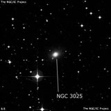 NGC 3025 - линзовидная галактика. Описание NGC 3025:, Галактика в созвездии Гидра