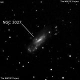 NGC 3027 - спиральная галактика с баром. Описание NGC 3027:, Галактика в созвездии Большая Медведица