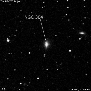 NGC 304 - галактика. Описание NGC 304:, Галактика в созвездии Андромеда