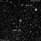 NGC 306 - рассеянное скопление звёзд. Описание NGC 306:, Рассеянное скопление в созвездии Тукан