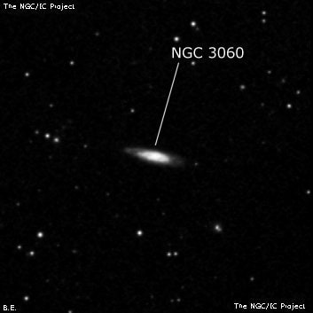 NGC 3060 - спиральная галактика. Описание NGC 3060:, Галактика в созвездии Лев
