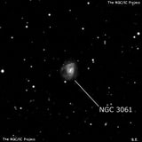 NGC 3061 - спиральная галактика с баром. Описание NGC 3061:, Галактика в созвездии Дракон