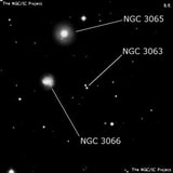 NGC 3063 - две звезды. Описание NGC 3063:, Двойная звезда в созвездии Большая Медведица