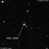 NGC 3068 - галактика. Описание NGC 3068:, Галактика в созвездии Лев