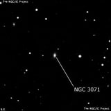 NGC 3071 - линзовидная галактика. Описание NGC 3071:, Галактика в созвездии Лев