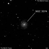 NGC 3074 - спиральная галактика. Описание NGC 3074:, Галактика в созвездии Малый Лев