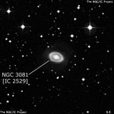 NGC 3081 - спиральная галактика с баром. Описание NGC 3081:, Галактика в созвездии Гидра