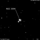 NGC 3094 - спиральная галактика с баром. Описание NGC 3094:, Галактика в созвездии Лев