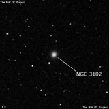 NGC 3102 - галактика. Описание NGC 3102:, Галактика в созвездии Большая Медведица