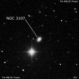 NGC 3107 - галактика. Описание NGC 3107:, Галактика в созвездии Лев