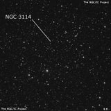 NGC 3114 - рассеянное скопление звёзд. Описание NGC 3114:, Рассеянное скопление в созвездии Киль