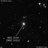 NGC 3119 - галактика. Описание NGC 3119:, Объект глубокого космоса в созвездии Лев