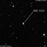 NGC 3133 - спиральная галактика. Описание NGC 3133:, Галактика в созвездии Гидра