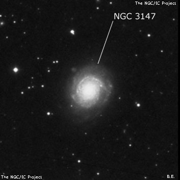 NGC 3147 - галактика. Описание NGC 3147:, Галактика в созвездии Дракон