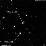 NGC 3150 - галактика. Описание NGC 3150:, Галактика в созвездии Малый Лев