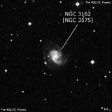 NGC 3162 - спиральная галактика с баром. Описание NGC 3162:, Объект глубокого космоса в созвездии Лев