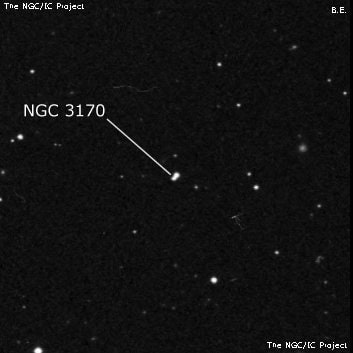 NGC 3170 - две звезды. Описание NGC 3170:, Двойная звезда в созвездии Большая Медведица