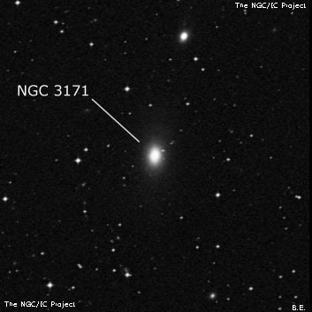 NGC 3171 - галактика. Описание NGC 3171:, Галактика в созвездии Гидра