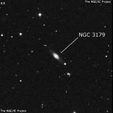 NGC 3179 - линзовидная галактика. Описание NGC 3179:, Галактика в созвездии Большая Медведица