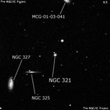 NGC 321 - спиральная галактика с баром. Описание NGC 321:, Галактика в созвездии Кит