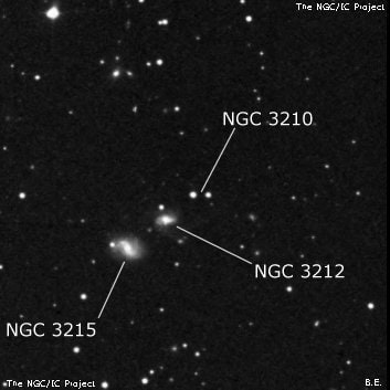 NGC 3210 - две звезды. Описание NGC 3210:, Двойная звезда в созвездии Дракон