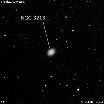 NGC 3213 - галактика. Описание NGC 3213:, Галактика в созвездии Лев