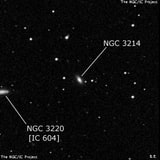 NGC 3214 - линзовидная галактика. Описание NGC 3214:, Галактика в созвездии Большая Медведица