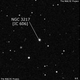 NGC 3217 - спиральная галактика. Описание NGC 3217:, Галактика в созвездии Лев