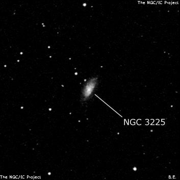 NGC 3225 - спиральная галактика. Описание NGC 3225:, Галактика в созвездии Большая Медведица