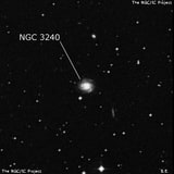 NGC 3240 - спиральная галактика. Описание NGC 3240:, Галактика в созвездии Гидра