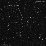 NGC 3247 - рассеянное скопление звёзд. Описание NGC 3247:, Область H II в созвездии Киль