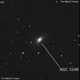 NGC 3248 - линзовидная галактика. Описание NGC 3248:, Галактика в созвездии Лев