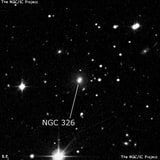 NGC 326 - эллиптическая галактика. Описание NGC 326:, Галактика в созвездии Рыбы