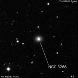 NGC 3266 - спиральная галактика с баром. Описание NGC 3266:, Галактика в созвездии Большая Медведица