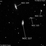NGC 327 - галактика. Описание NGC 327:, Галактика в созвездии Кит