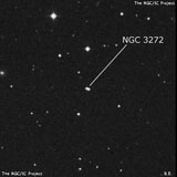 NGC 3272 - две звезды. Описание NGC 3272:, Двойная звезда в созвездии Малый Лев