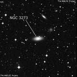 NGC 3273 - спиральная галактика с баром. Описание NGC 3273:, Галактика в созвездии Насос