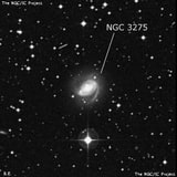 NGC 3275 - спиральная галактика с баром. Описание NGC 3275:, Галактика в созвездии Насос