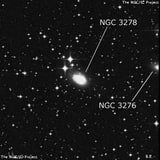 NGC 3278 - спиральная галактика. Описание NGC 3278:, Галактика в созвездии Насос