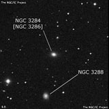 NGC 3284 - эллиптическая галактика. Описание NGC 3284:, Объект глубокого космоса в созвездии Большая Медведица